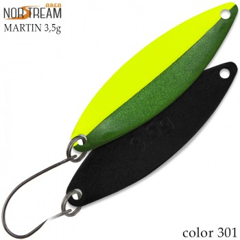 Блесна колеблющаяся Norstream Martin 3,5гр. цв. 301