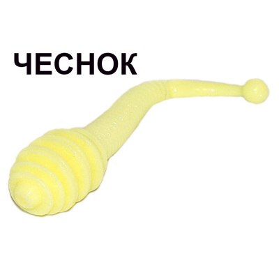 Мягкая приманка Boroda Baits Antares цв. "Сырный", аттр. Чеснок, 6 шт./уп.