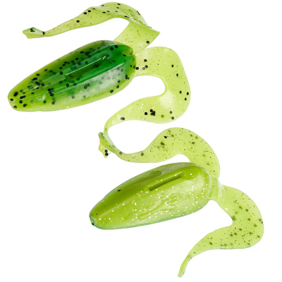 Силиконовая приманка Лягушка Helios Frog 2,56"/6,5 см Green Lime 7шт. (HS-21-010)