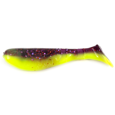 Силиконовая приманка Yaman Pro Boost Up 3" цвет #26 - Violet Chartreuse (уп. 5 шт.)