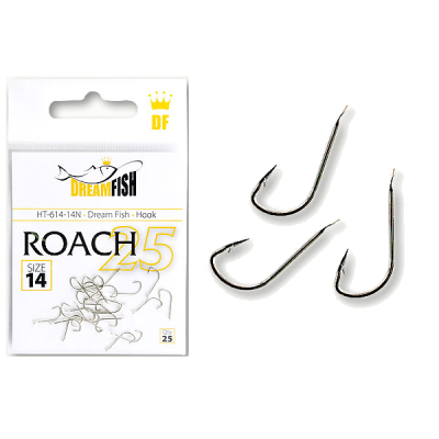 Крючки DreamFish Roach N #9 25 шт/уп