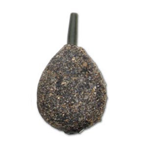 Грузило Gardner Flat Pear Inline 2.5oz (71g) GRAVEL ZFPIL212GL