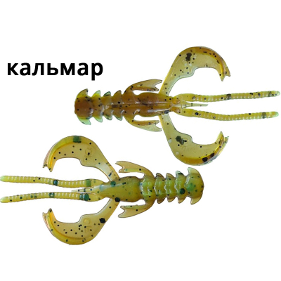 Силиконовые приманки Crazy Fish Nimble 1.2" 76-30-4d-6 кальмар цв. chart swamp (шартрес болото)
