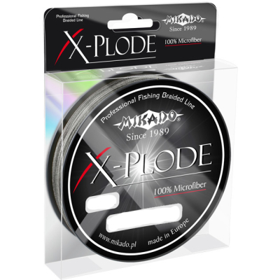 Плетеный шнур Mikado X-Plode Black 150м 0,10мм - 9,15кг