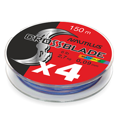 Шнур Nautilus CrossBlade 4 Multicolor d-0.23 12.3кг 27lb 150м