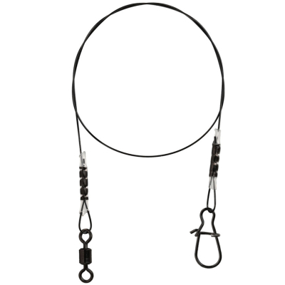 Поводок титановый Mikado JAWS LIGHT (25см, 10кг.) 2 шт. (ZGJ09-25-10)