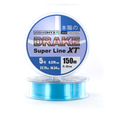 Леска Yoshi Onyx Drake Superline XT Blue 150м 0.261mm