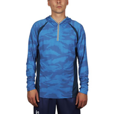 Джерси с капюшоном Nautilus SPF цвет Dark Blue (Ice Silk) р-р. XL