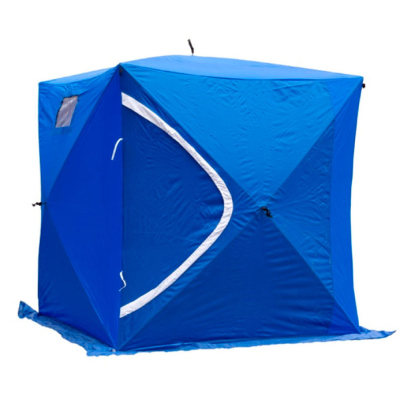 Зимняя палатка Indiana Куб 220х220х225 два входа (цвет синий)