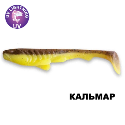Силиконовая приманка Crazy Fish Tough 2" 71-50-30d-6 кальмар цв. caddisfly pupa by MF (куколка ручейника)