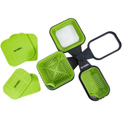 Коробки и аксессуары рыболова для прикормки и насадки с подставкой Feeder Concept Feeder Bait Box Set 12 предметов набор (FC212-001)