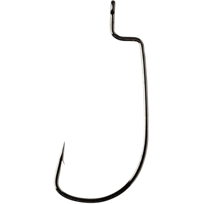 Крючок офсетный Vanfook WORM 35B Flat, NS Black №6, 10 pcs/pack