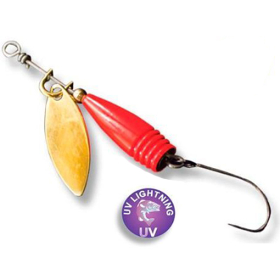 Вращающаяся блесна Crazy Fish Slim Flicker 2.9g  #6-GOR 