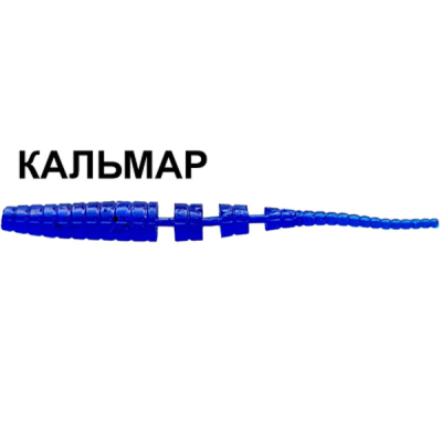 Силиконовая приманка Crazy Fish Polaris 2.2" 17-54-24-6 кальмар цв. sapphire (сапфир)