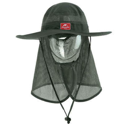 Шляпа Naturehike Quick-Dry Fisherman Ben Nepale (With Protective Breathable Mesh, Army green, 60-63)