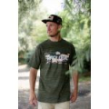 Футболка Prologic Bark Print T-Shirt Burnt Olive Green р.M