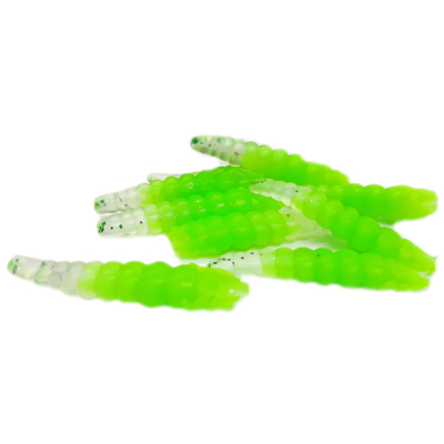 Силиконовая приманка Chuper Solrock цв. Shartreuse+Crystal Green.Flk