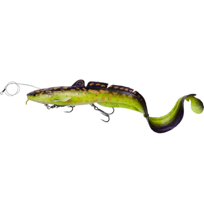 Приманка Savage Gear 3D Line Thru Burbot 50cm 435g Fast Sinking цв. Purple Haze (72398)