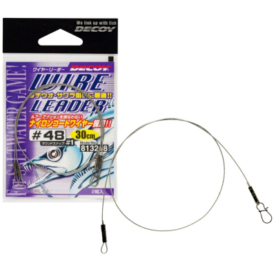 Поводок с нейлоновым покрытием Decoy Wire Leader WL-01 #47, 30 см #1,5