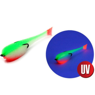 Поролоновая приманка Yaman на двойнике 125мм цвет #23 UV (5 шт.)