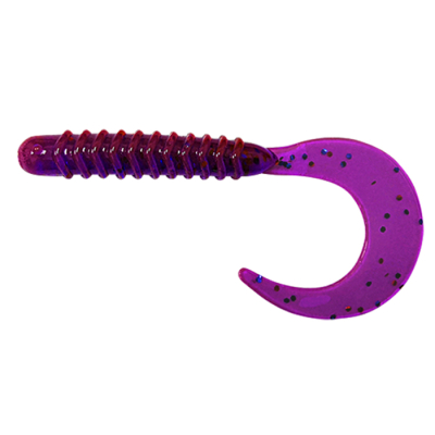 Силиконовая приманка Pike Hunter Tail Grub 3/7.6см #002 Pink Lox (UV) 10шт