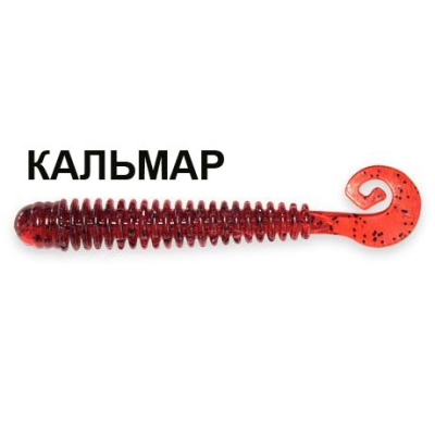 Силиконовая приманка Crazy Fish Active Slug 2-7.1-11-6 кальмар цв. ruby