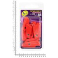 Груз крашеный разборная чебурашка "ПРОХОДИМЕЦ" 26 гр., цвет 01- флуо красный