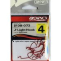 Офсетные крючки Owner 5109 Red №4