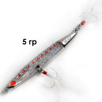 Блесна GT-BIO Fast Fish III  5.0см, 5гр, серебро  GT-32T