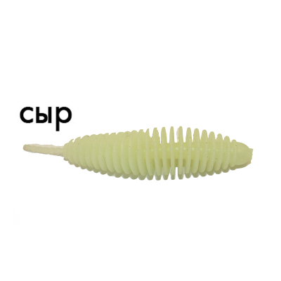 Силиконовая приманка Trout Zone Plamp 2.2" светлонакопительный сыр