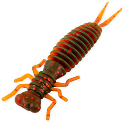 Силиконовая приманка Akara Eatable Insect 65 цвет 11 (4 шт.)