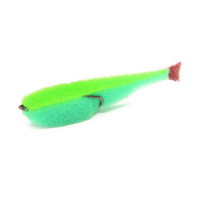 Поролоновая рыбка Lex Classic Fish CD 8 GBLB (зеленое тело/салатовая спина/красный хвост) CF08CD-GBLB