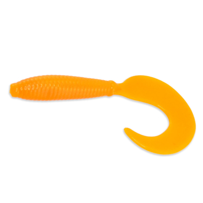 Силиконовая приманка Тула Головастик 3 цв. 002 orange (оранж) (uv)
