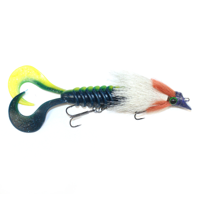 Приманка RSK Fishing MAUS XL Diver (диаметр головы 20,5 mm) 23см 75гр тело цвет 002 красно-белая голова