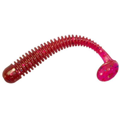 Силиконовые приманки Русская Фишка Катюша, Креветка 9 см (Цвет 8, Вишня)