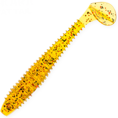 Силиконовая приманка Akara Fat Tail-3,8 96мм цвет K002 (4 шт)