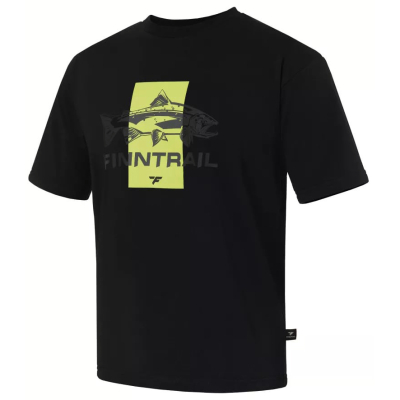 Футболка Finntrail Fish 6718 BlackYellow (XXL)