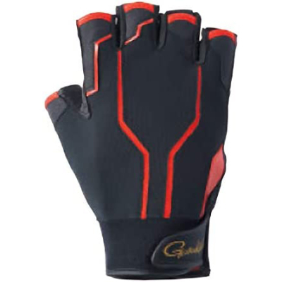 Перчатки Gamakatsu GM7279 BK/RED L