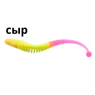 Силиконовая приманка Zombie Disco (Диско)  шартрез/малин 03/08сыр