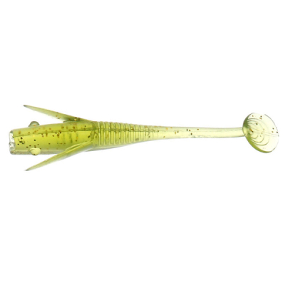 Имитация креветки Berkley Powerbait Shrug Minnow 1.5" цв. Green Gold Fleck