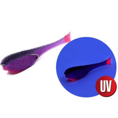 Поролоновая приманка Yaman на двойнике 125мм цвет #25 UV (5 шт.)