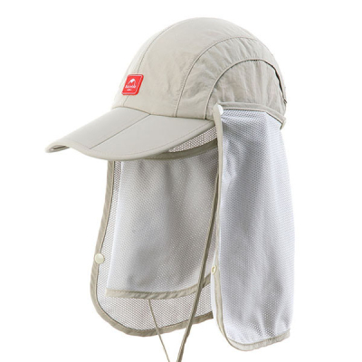 Кепка Naturehike Folding Quick-Dry Cap (With Protective Breathable Mesh, Khaki, 56-59)