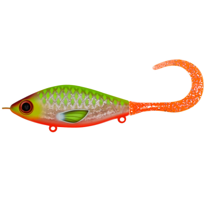 Воблер Strike Pro Guppie Downsize Sinking 90 мм, 35,7 гр. цвет A277G Transparent Sunrise