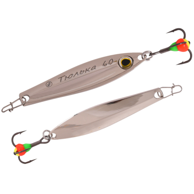 Блесна вертикальная EcoPro Тюлька 60мм 11гр. цвет S