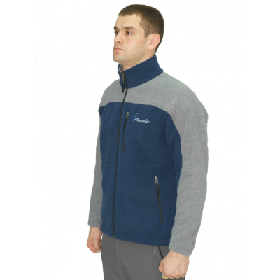 Джемпер Aquatic КФ-03 (флис, темно-синий / серый, размер XL)