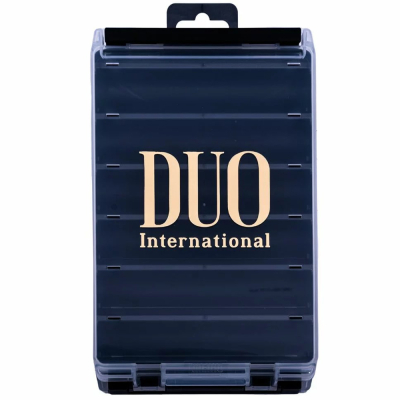 Коробка для приманок DUO Revers Lure Case 120 #Pearl Black/Gold Log