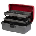 Ящик рыболова двухполочный красный Helios