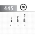Спираль для силикона Kujira 445 Ni №03 (8шт/уп)