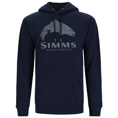 Толстовка Simms Wood Trout Fill Hoody, Navy, M