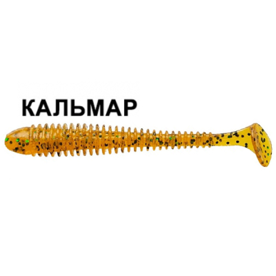 Силиконовая приманка Crazy Fish Vibro Worm 3" 11-75-31-6 кальмар цв. 31
